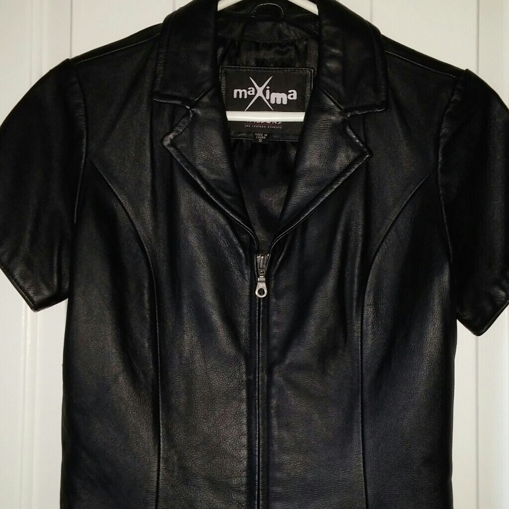 Leather shirt